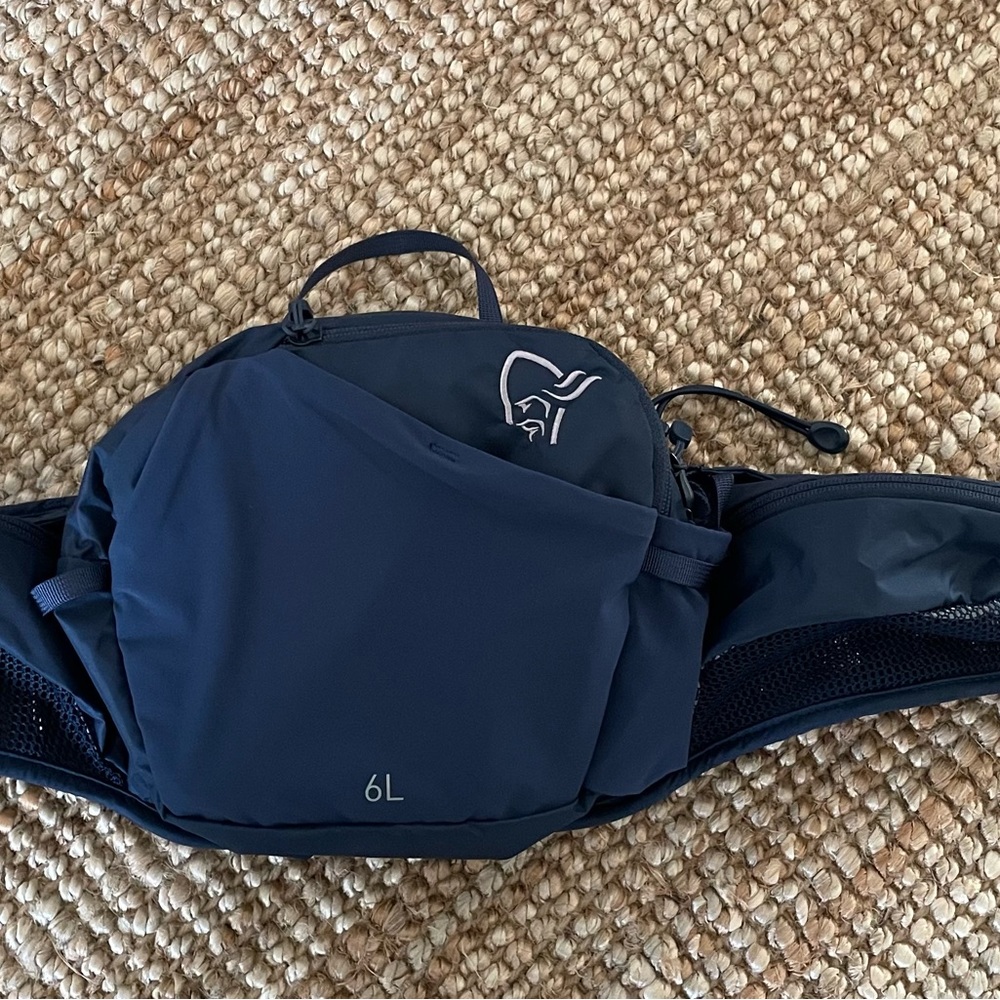 NORRONA 6L Waist Lumbar Hip Pack Indigo Dark Blue NEW